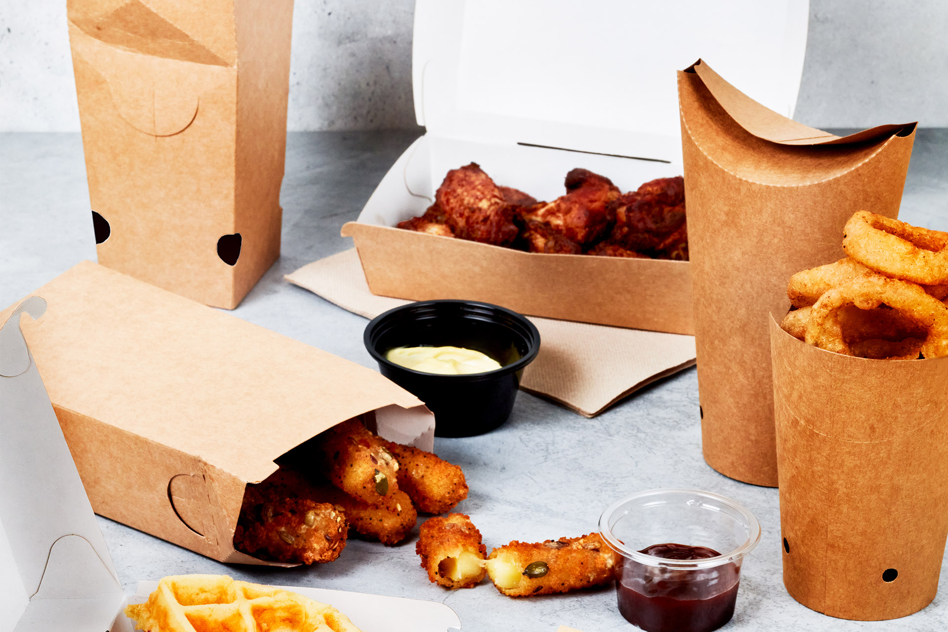 Promotion boite burger et frites